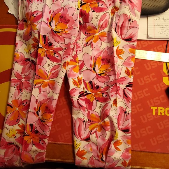 Jones New York Silk and cotton pants size 10 - Picture 2 of 5